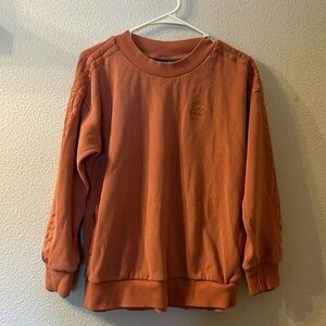 NWOT Adidas waffle knit slightly oversized sweatshirt size XS